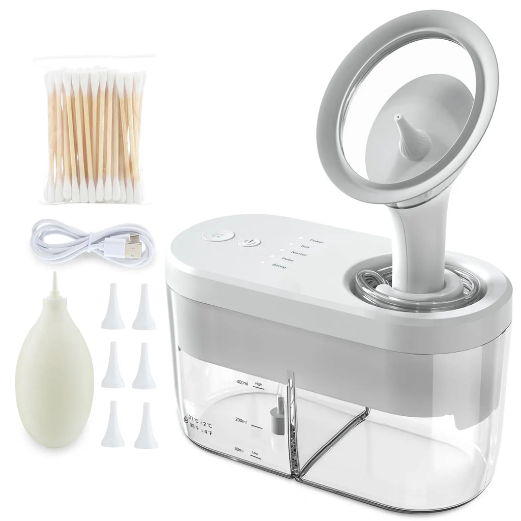 ClearEar Flow — Electric Ear Wax Irrigation Cleaner for Adults & Kids