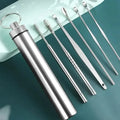 ClearEar Essentials — 6-Piece Stainless Steel Earpick & Curette Kit