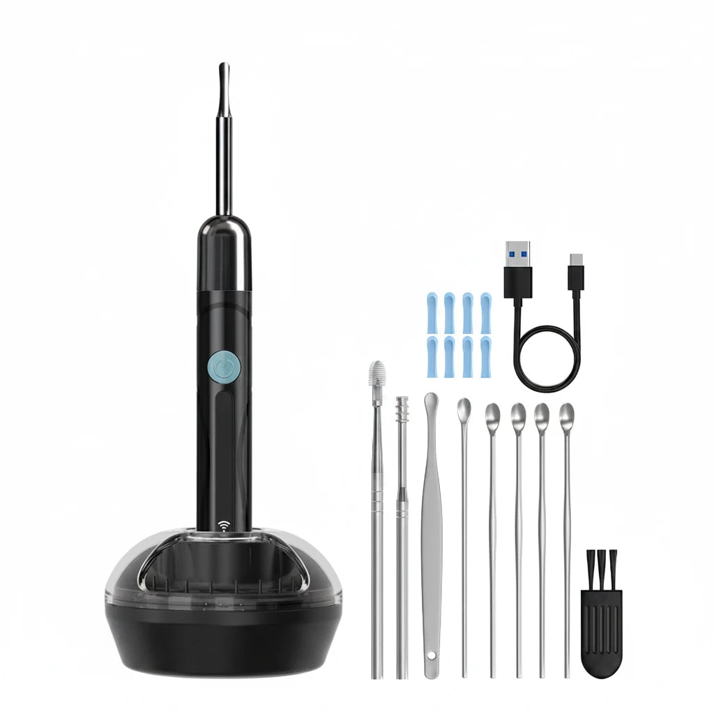 ClearEar Vision — WiFi 1080P Ear Cleaning Camera with Spoon Tools