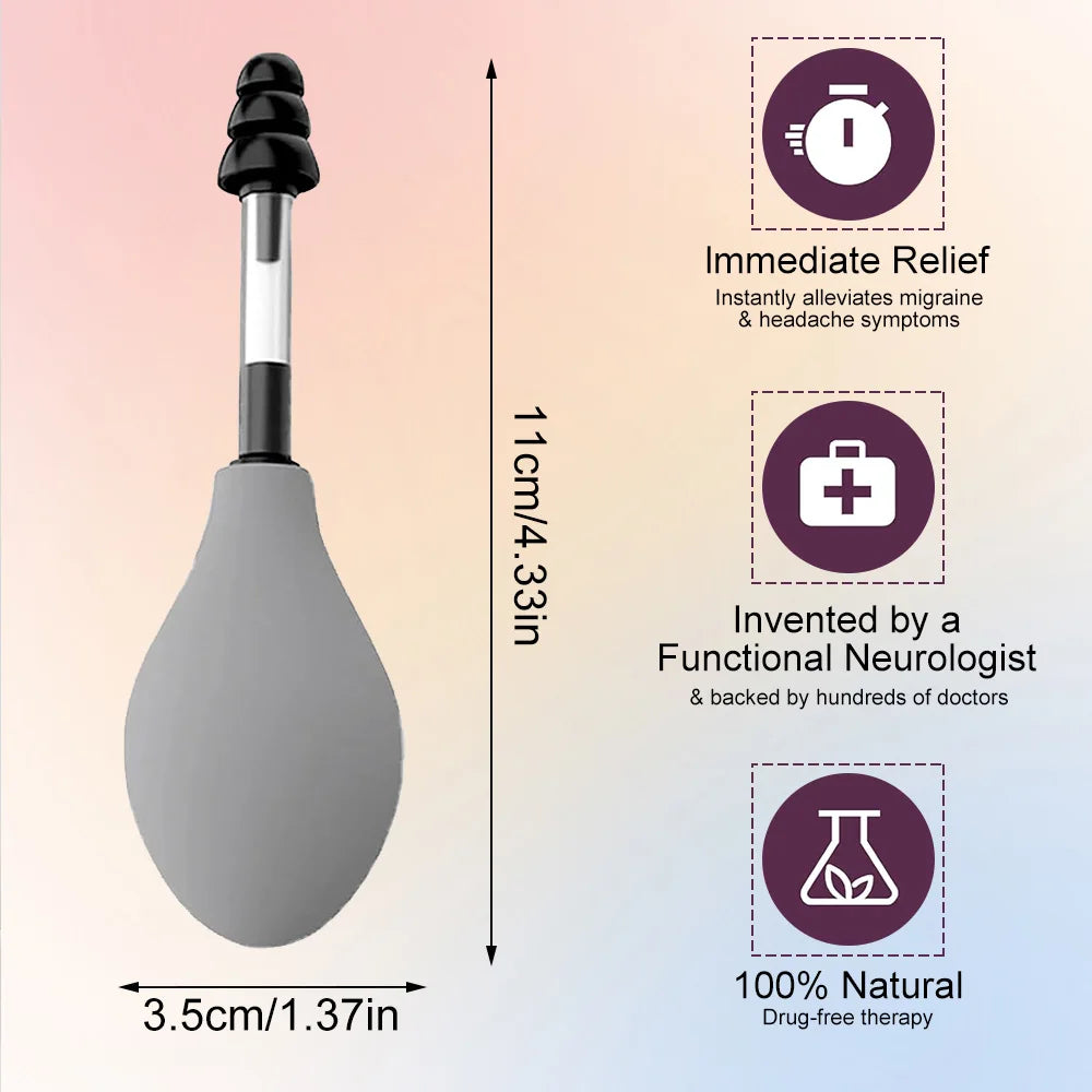 ClearEar Relief — Portable Ear Pressure Suction Tool with 3 Sizes