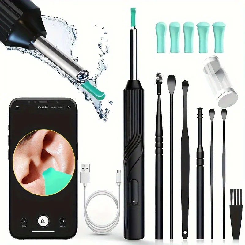 ClearEar Lite — LED Camera Otoscope for Safe At-Home Ear Cleaning