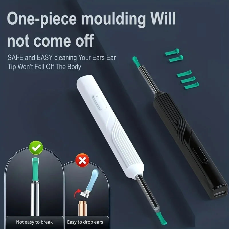 ClearEar Lite — LED Camera Otoscope for Safe At-Home Ear Cleaning