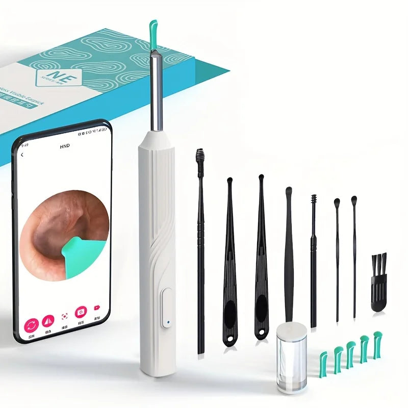 ClearEar Lite — LED Camera Otoscope for Safe At-Home Ear Cleaning
